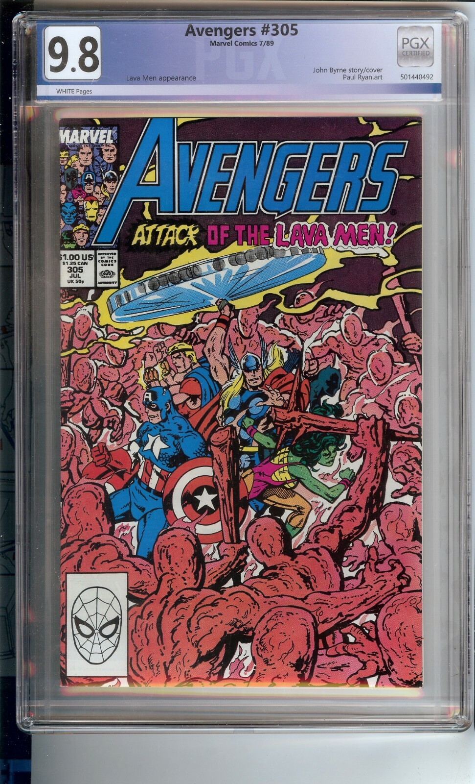 AVENGERS  #305  PGX 9.8  \