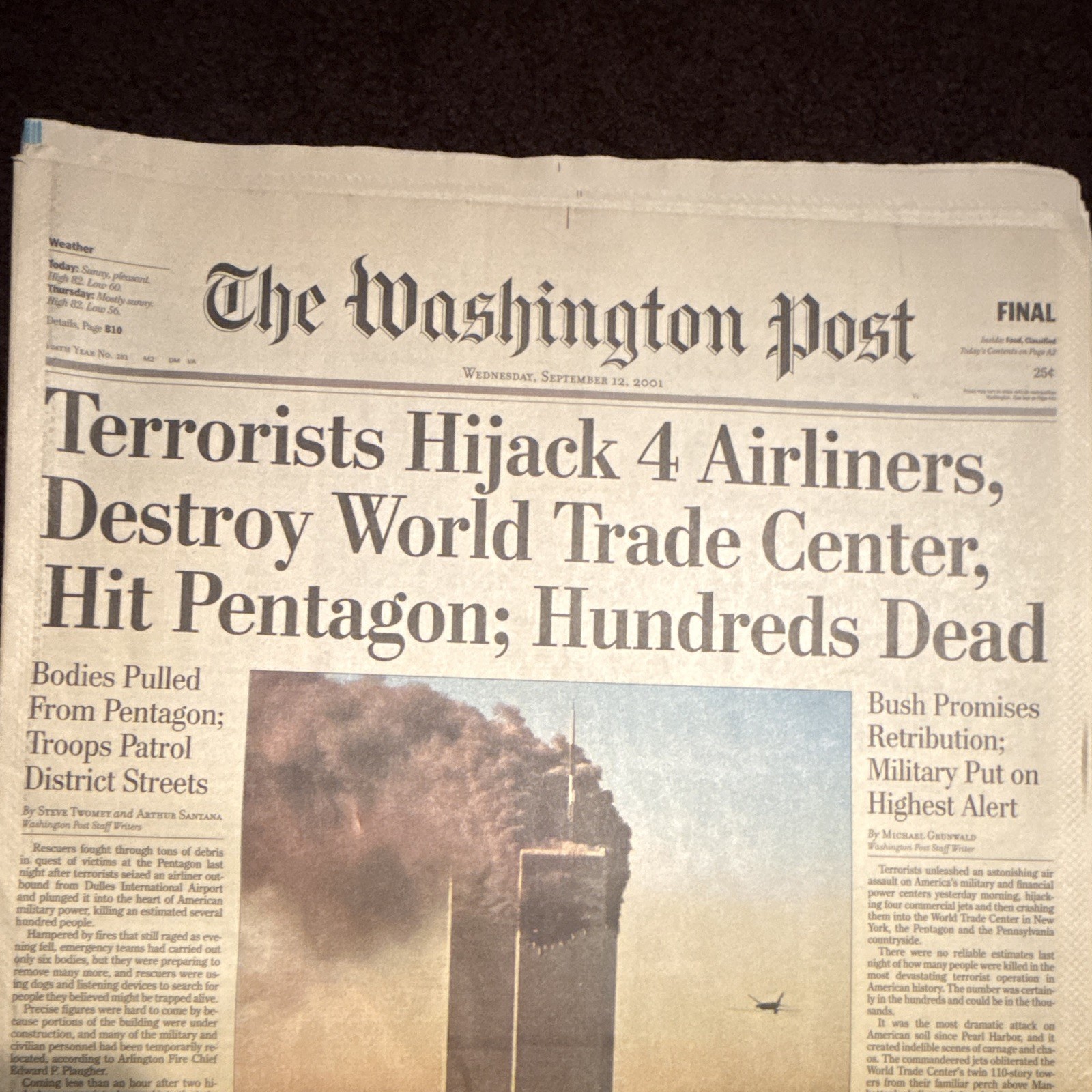 Orlando Sentinel Newspaper \