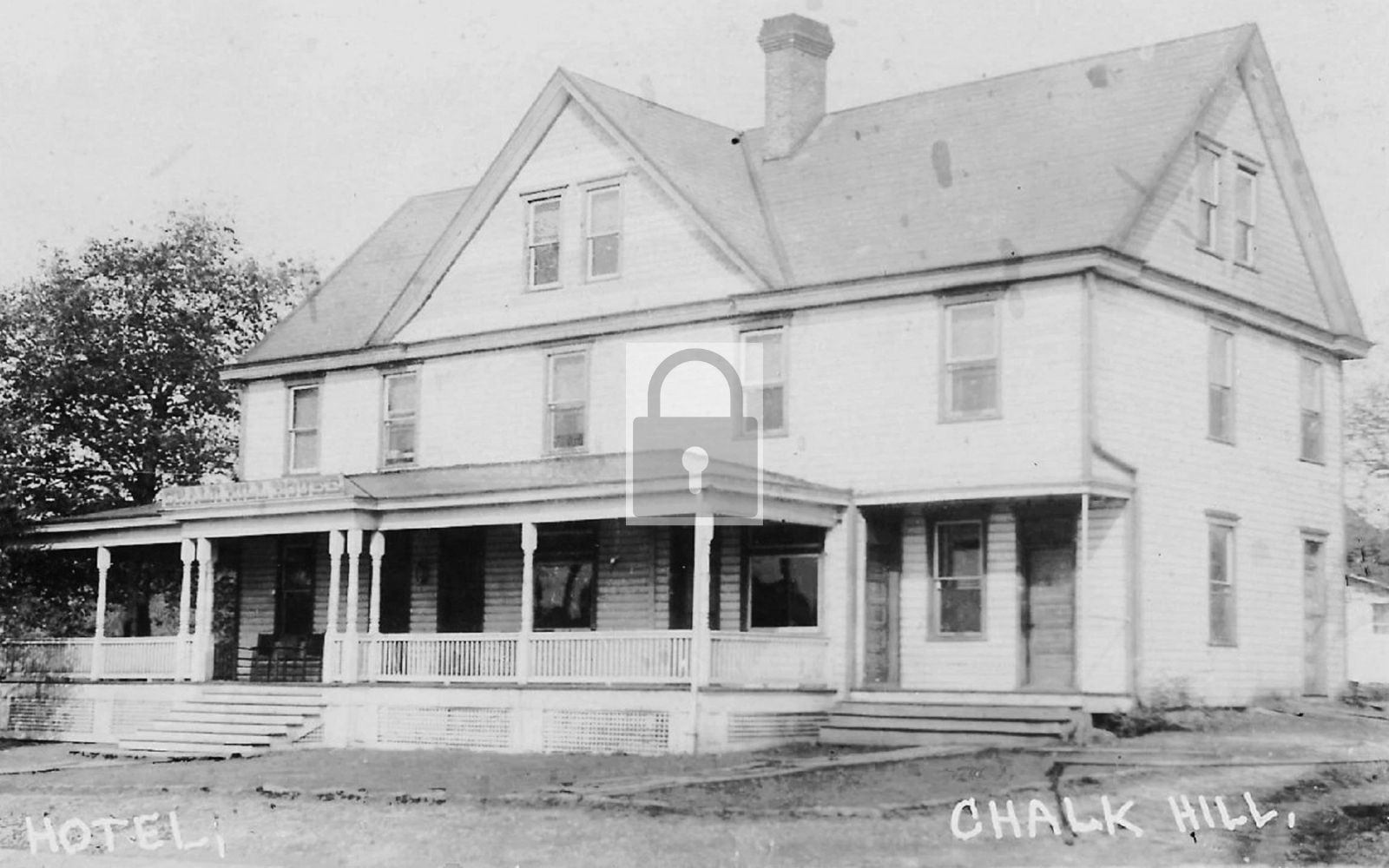 1912 Hotel Chalk Hill Pennsylvania PA - Reprint