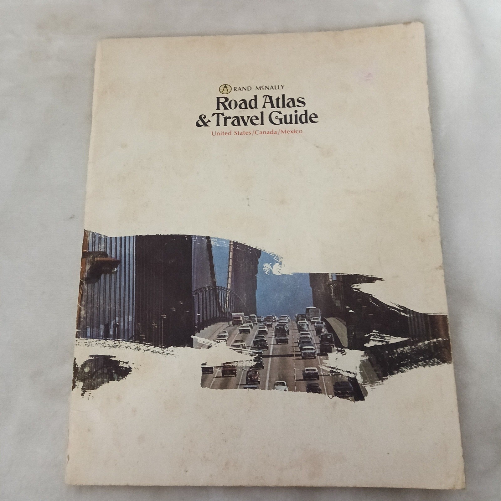 Vintage 1972 Rand McNally Road Atlas Travel Guide US Canada Mexico