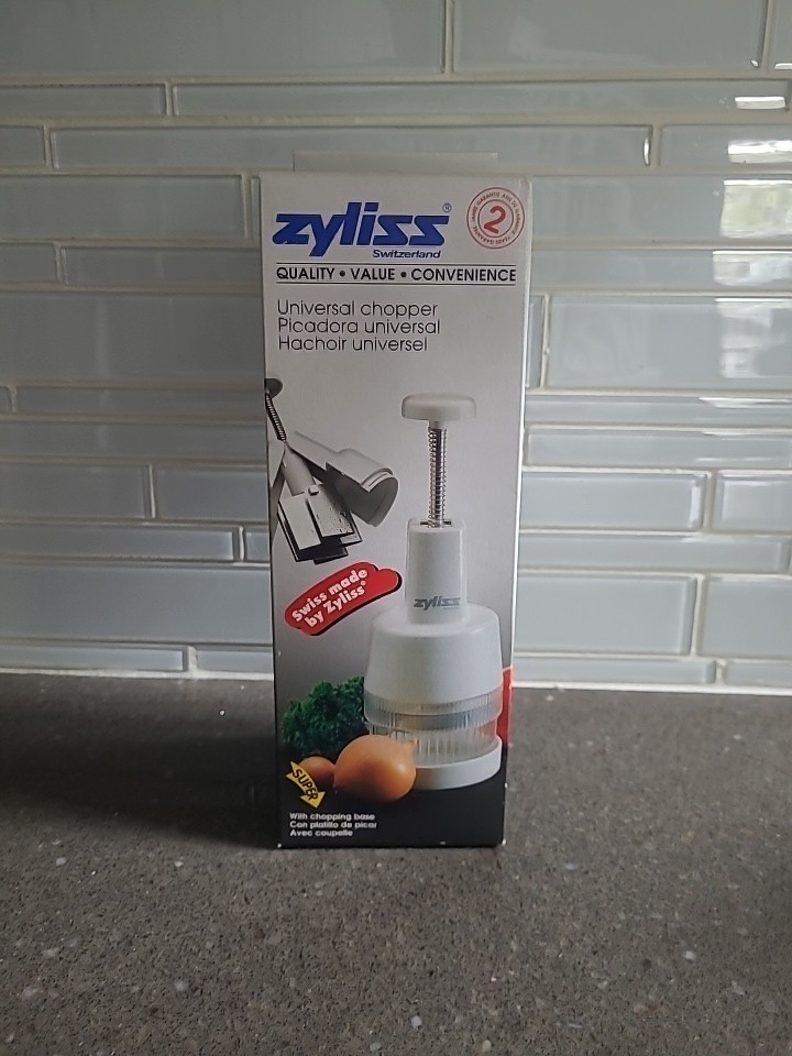 Vintage Zyliss Original Universal Food Chopper Switzerland Vintage NOS Super 80