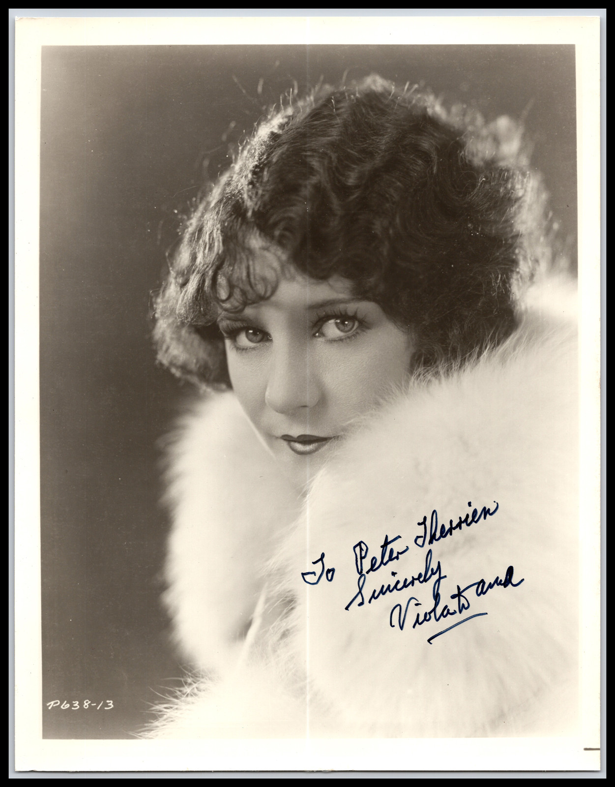 Viola Dana - Actress - 8x10 Photo - Signed / Autograph