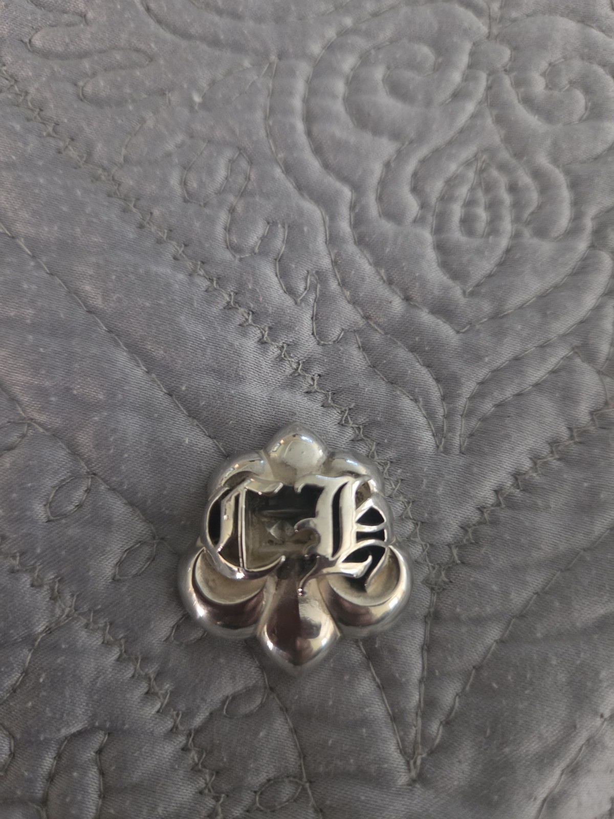 Chrome Hearts Raised BS Fleur Magnet 2012 Christmas Novelty Silver 925 Rare Chrome Hearts Raised BS Fleur Magnet 2012 Christmas Novelty Silver 925 Rare