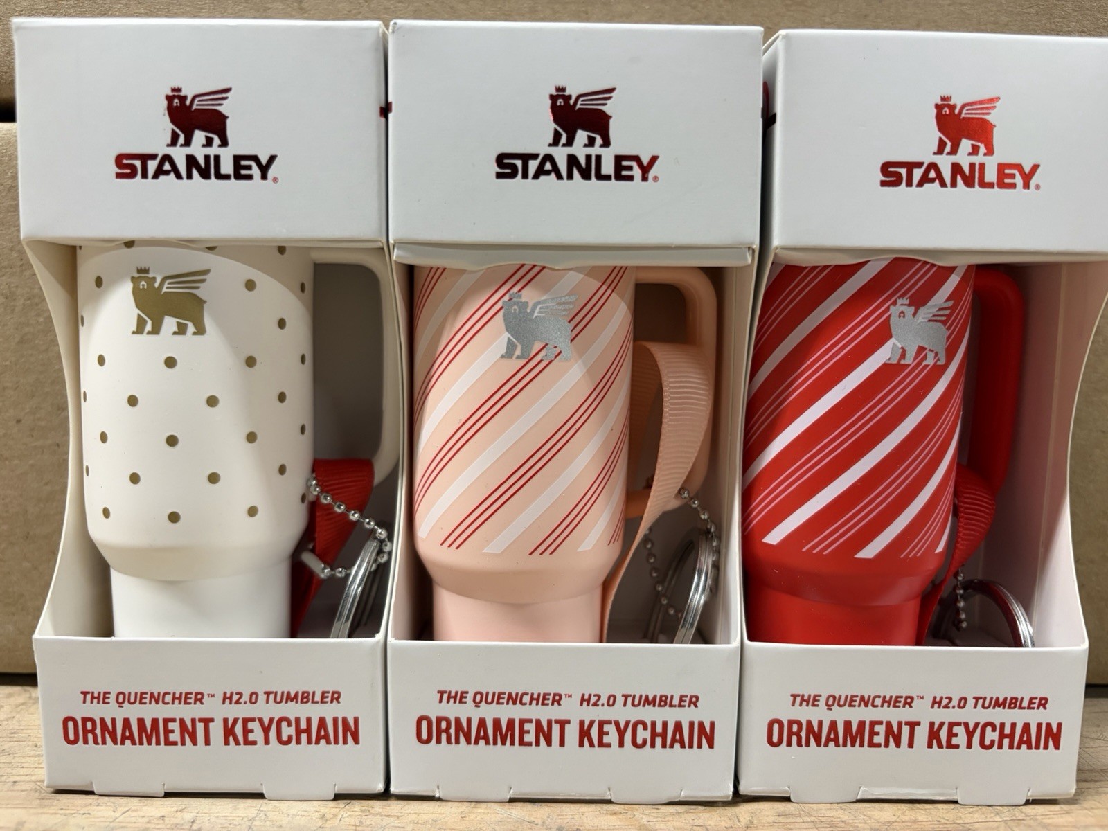 3x Stanley Ornament Keychain Target Exclusive