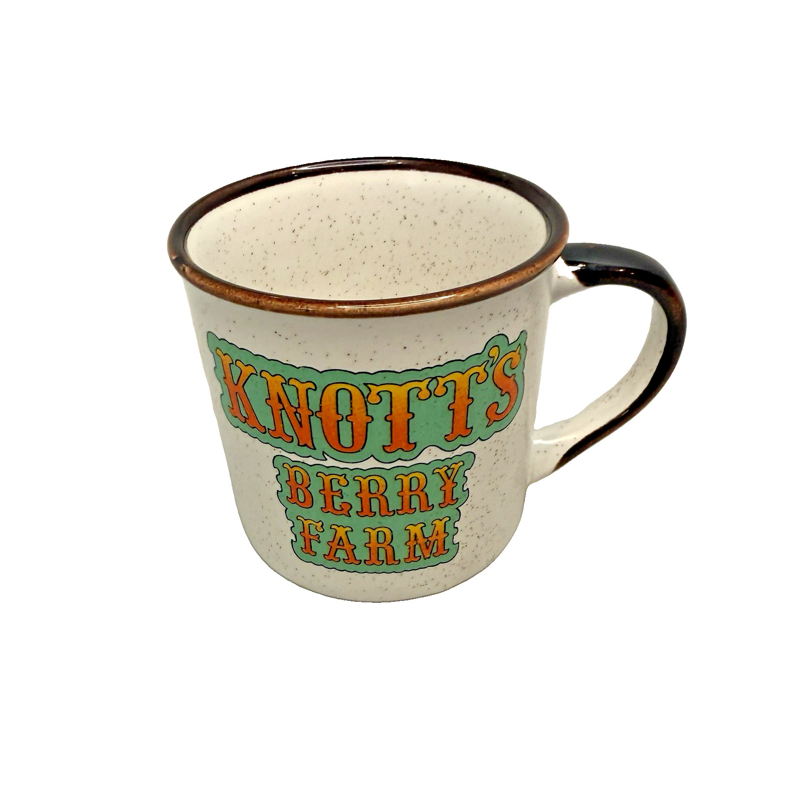 Vintage Knotts Berry Farm Coffee Mug Rare Taiwan 12 oz Traditional Cup Retro EUC