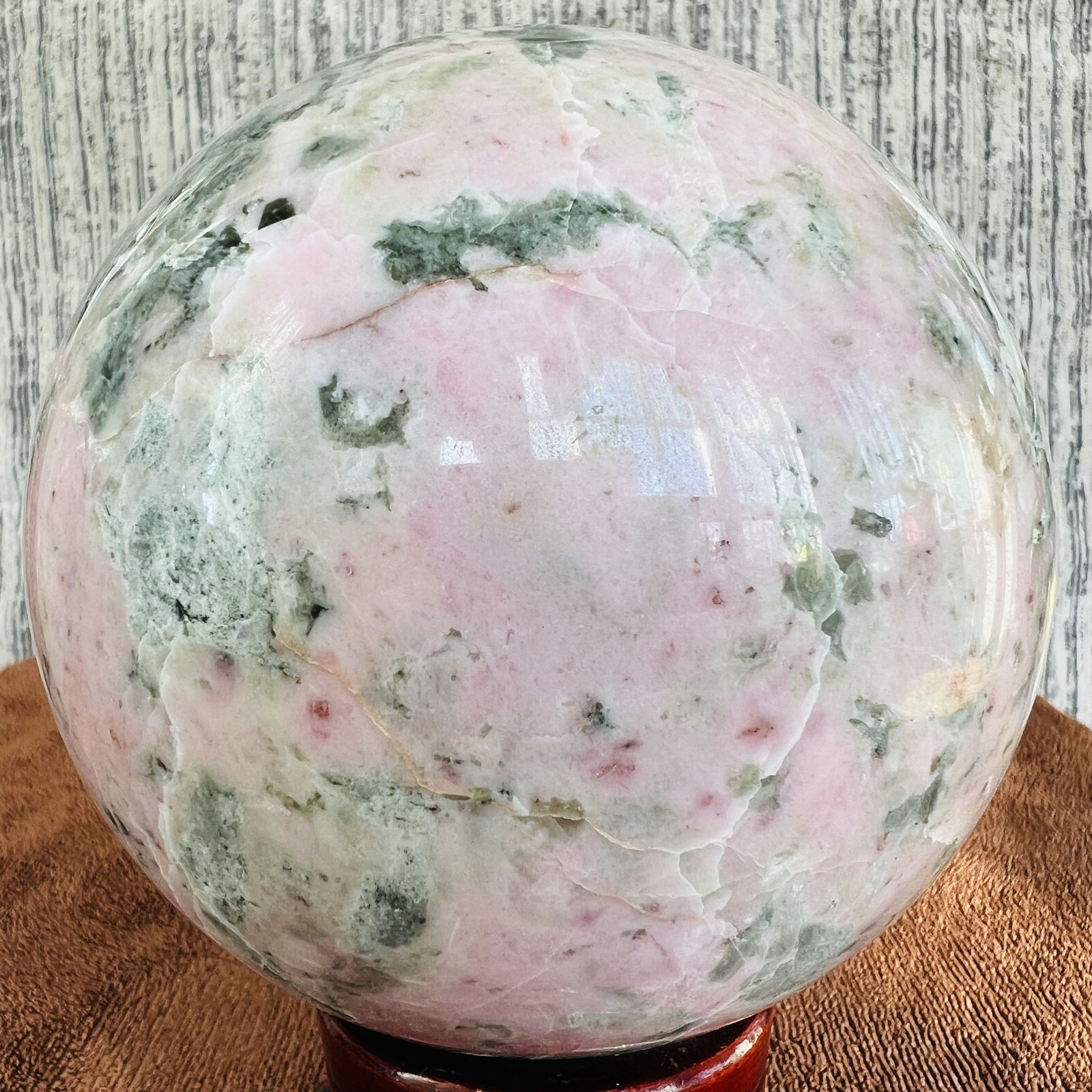4.6LB Natural pink aobao quartz crystal Healing