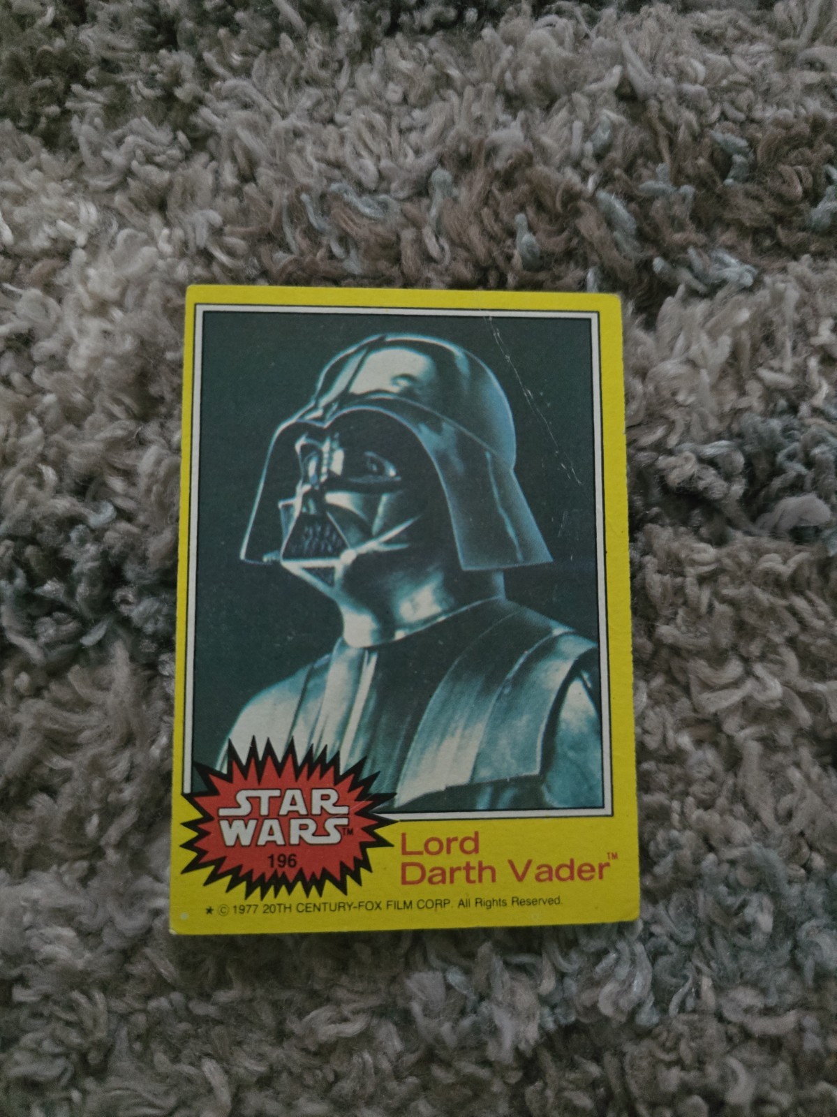 Lord Darth Vader - 1977 Topps Star Wars #196