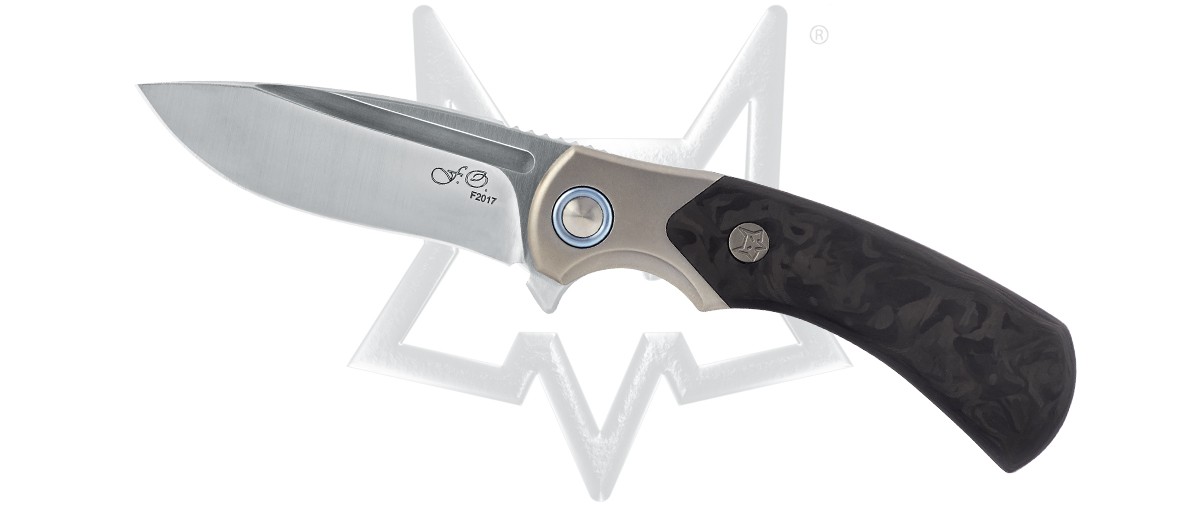 Fox Knives 40th Anniversary FX-F2017 M390 Stainless/Marble Carbon Fiber