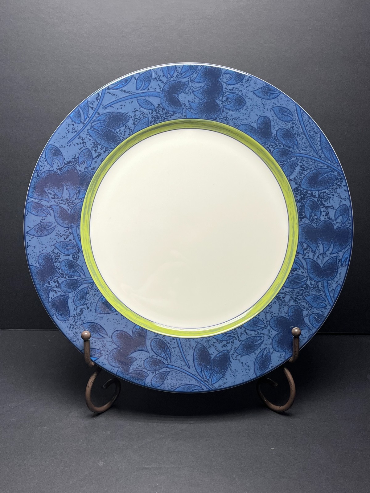 Stunning BLUE LAGOON by Noritake Bone China Dinner Plate 11\