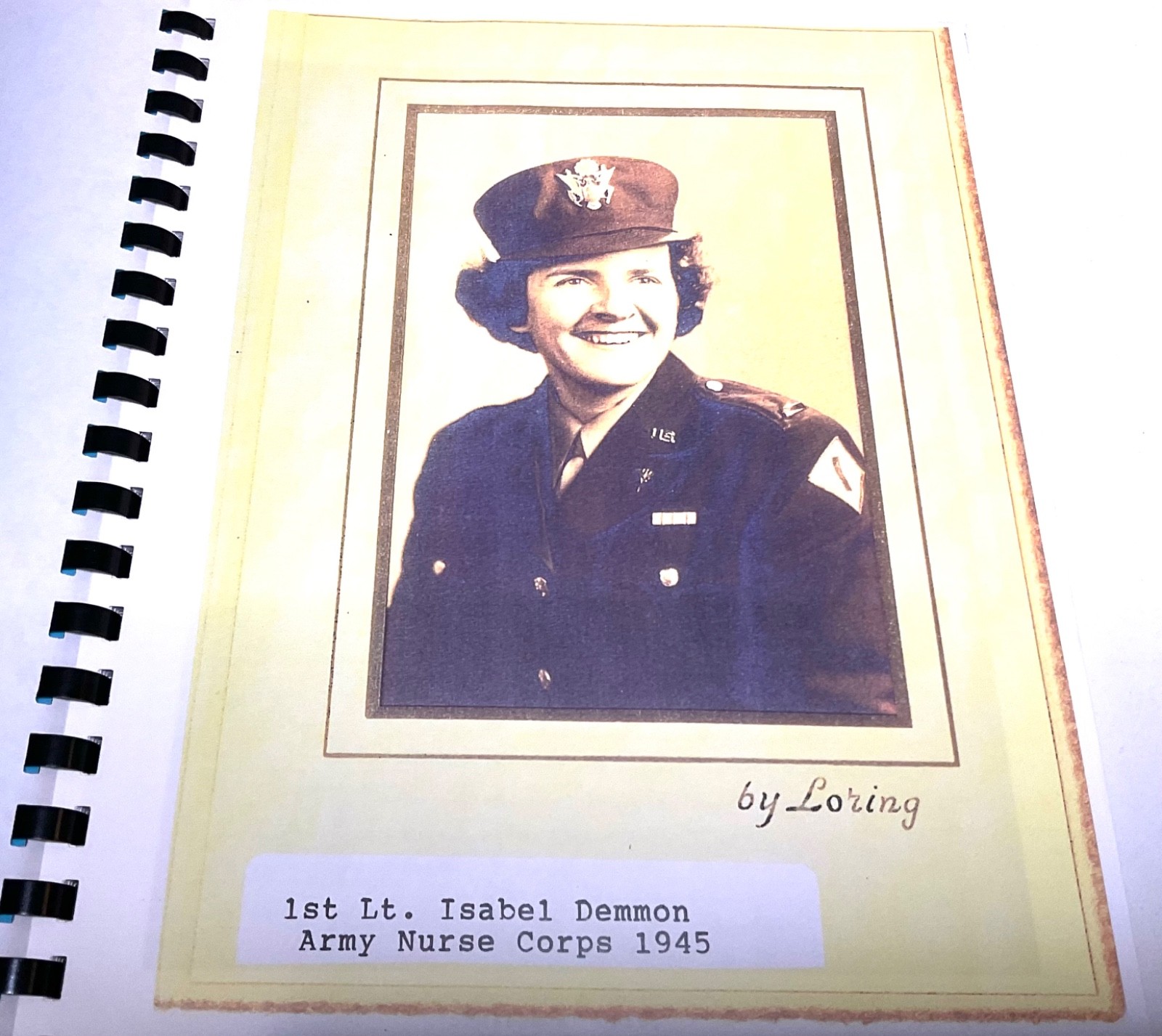 WWII Army Nurse Isabel Demmon Signed Memoir India CBI Theater Rare Book