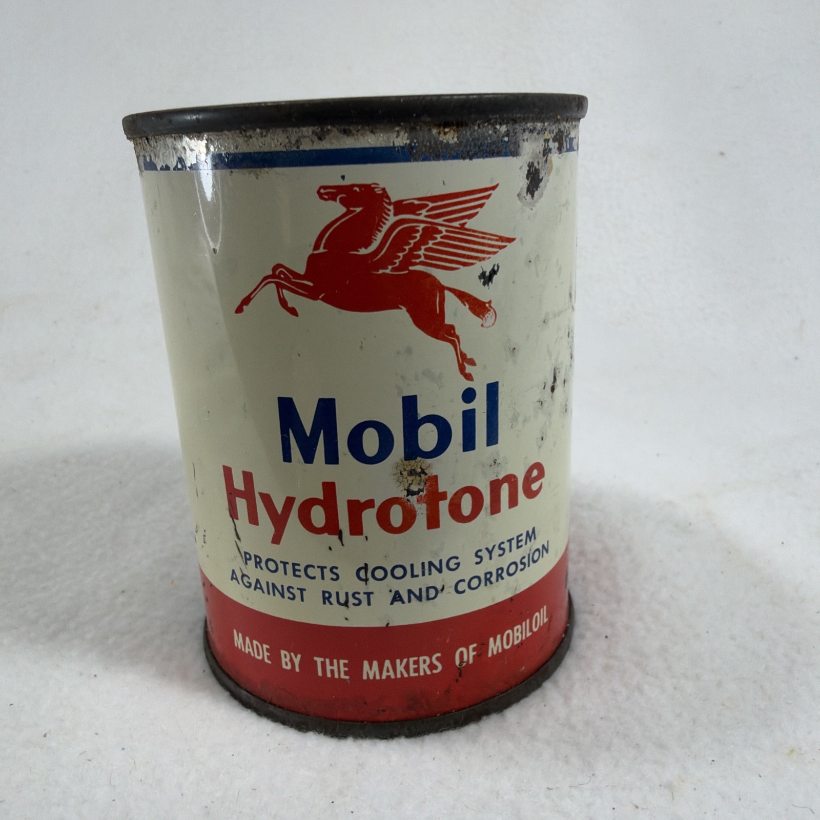 Vintage 1960’s Mobil Oil Hydrotone Full 8 Oz. Metal Can