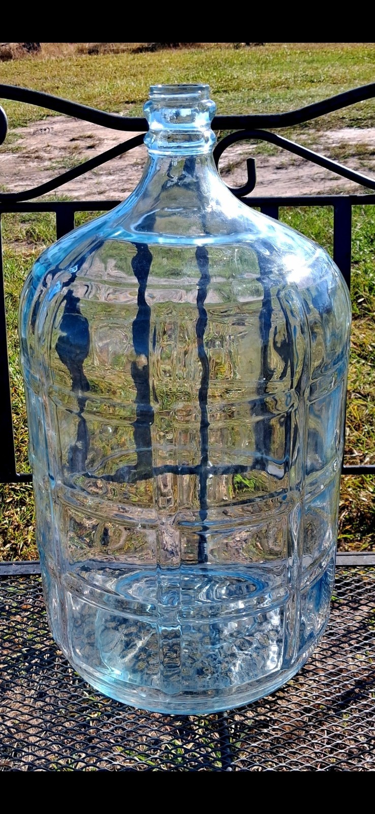 🔥 Vintage 🔥 Blue 🔥 Crisa 5g Glass Carboy 🔥