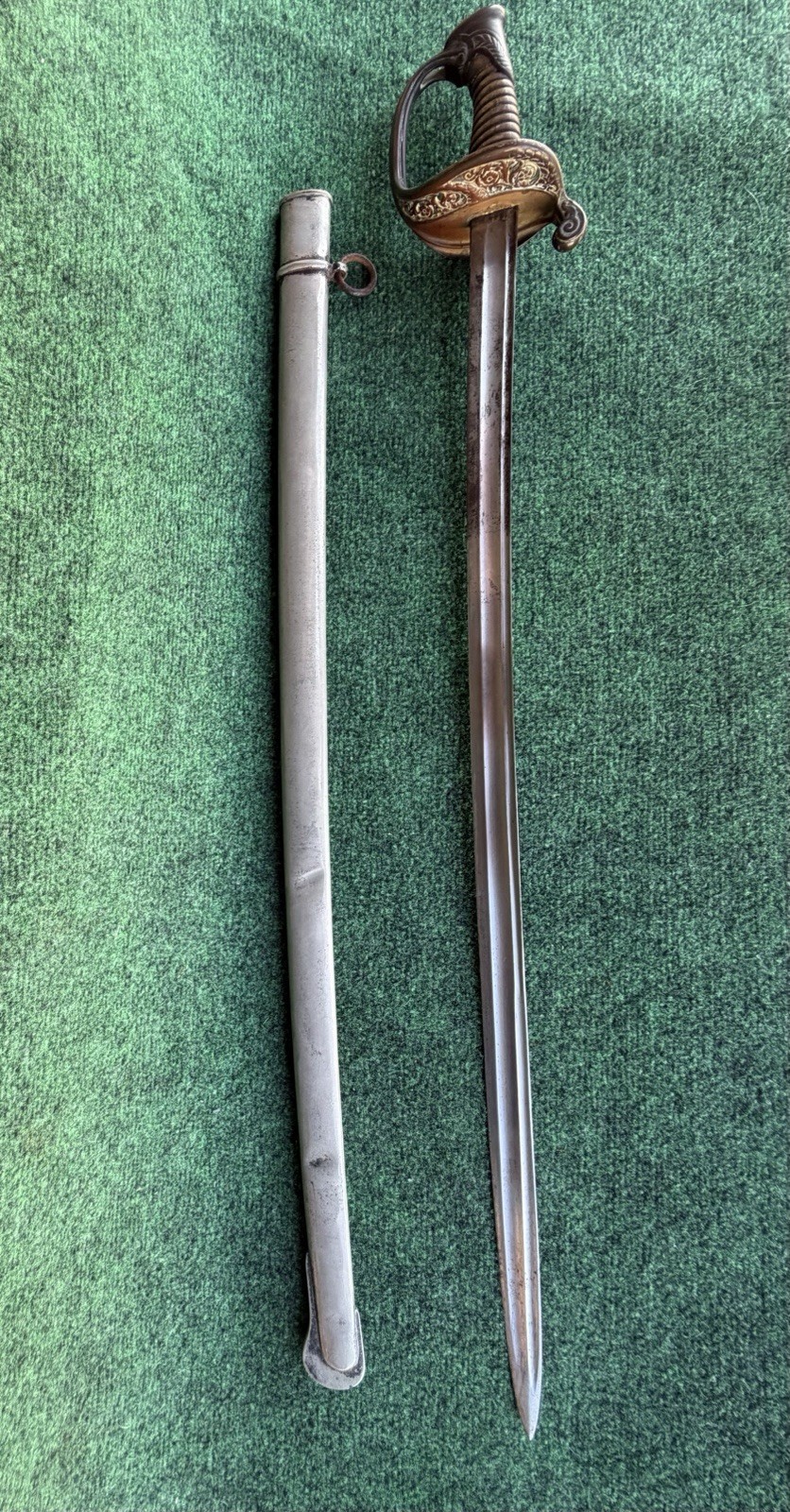 French Late 19th C. Infantry Officer Sword