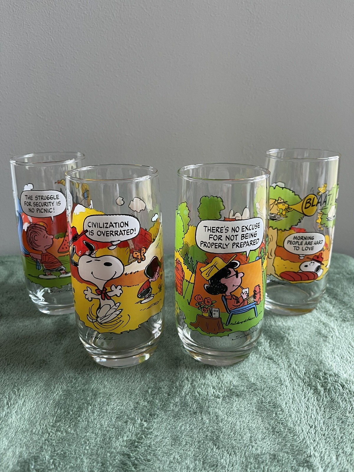 Vintage 1983 McDonald\'s Peanuts Camp Snoopy Collection 6\