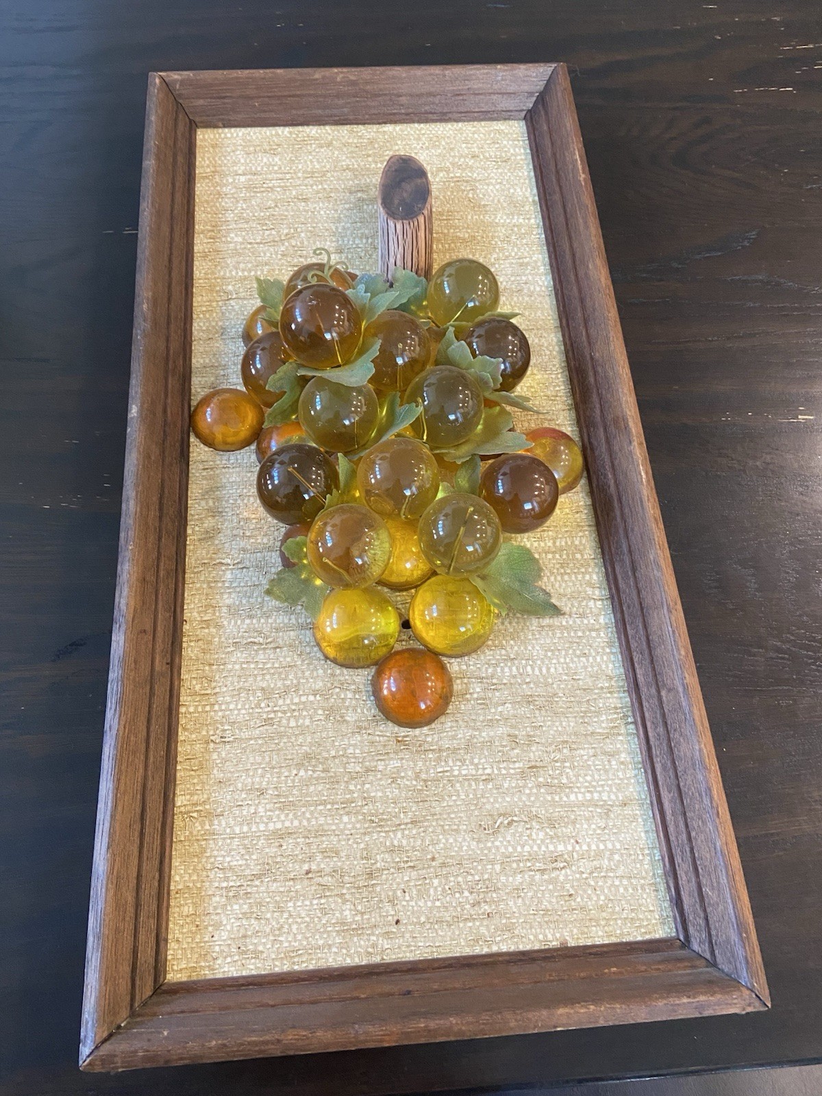 Antique Grape Cluster Framed Art
