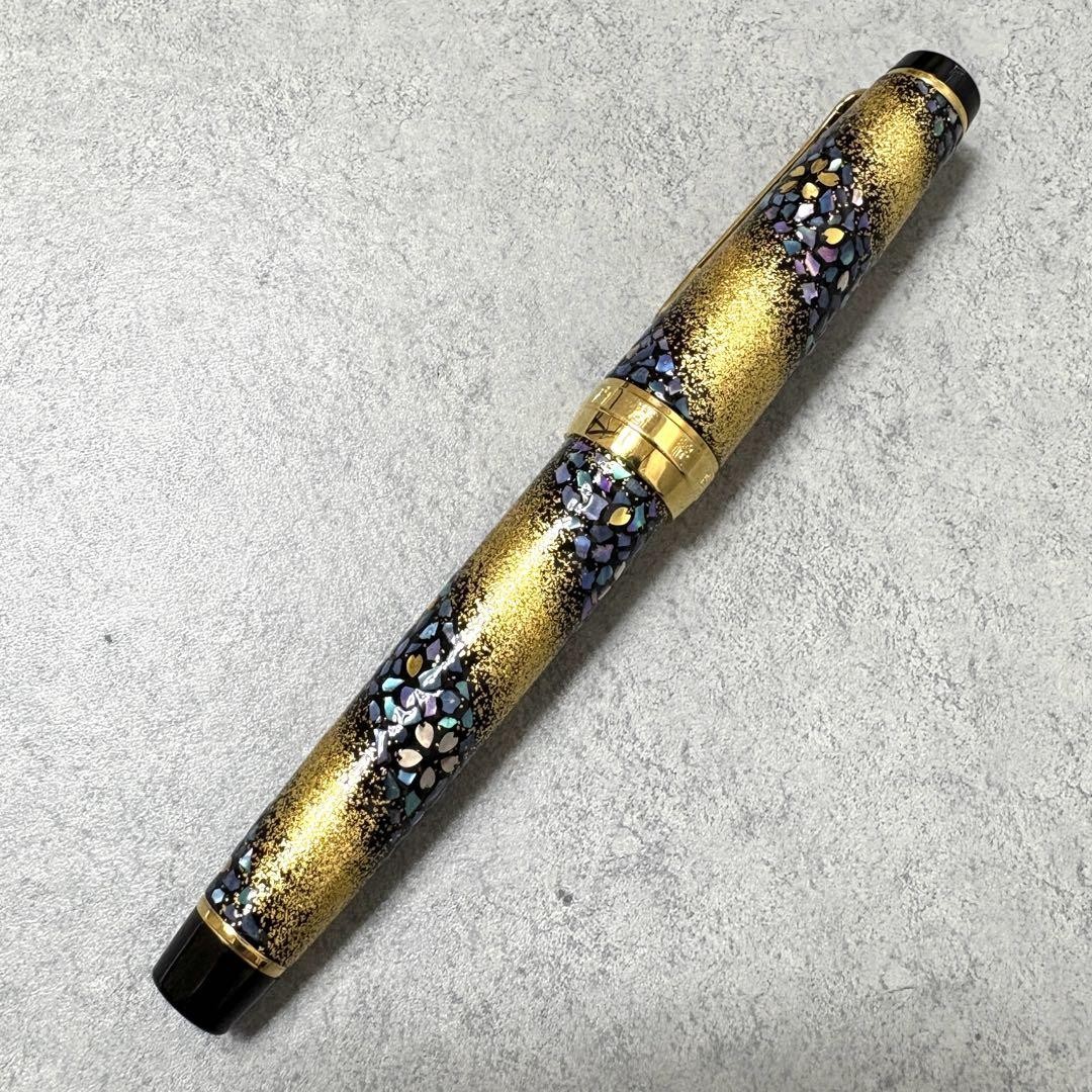 Sailor Fountain Pen 21K Rare PM Gift Raden Makie Sakura Nagare Japan Limited Sailor Fountain Pen 21K Rare PM Gift Raden Makie Sakura Nagare Japan Limited
