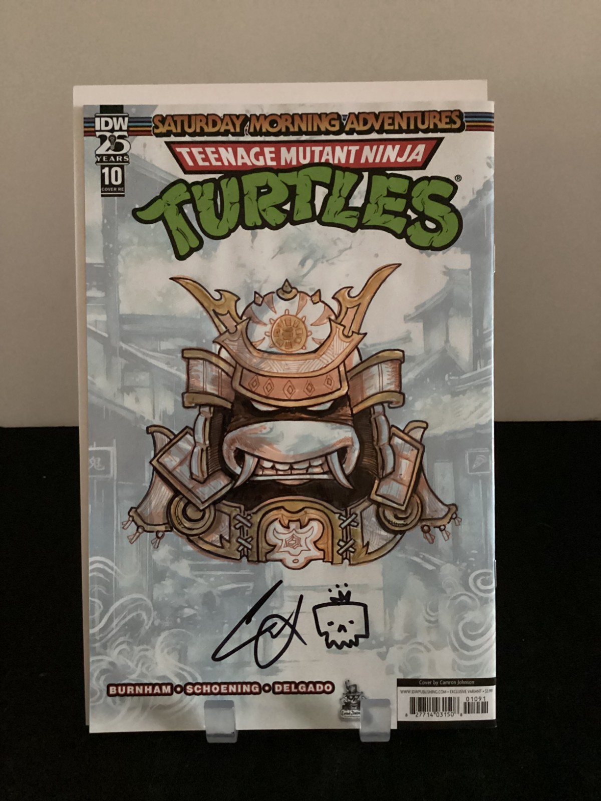 TMNT #10 Exclusive Cover By Camron Johnson Signed w/COA