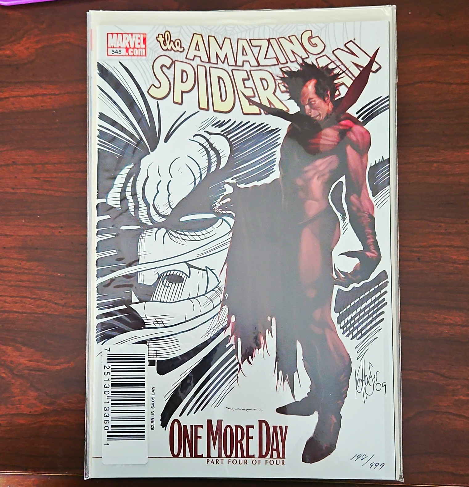 Marvel The Amazing Spider-Man #545 One More Day 2nd Printing Variant  596-632++