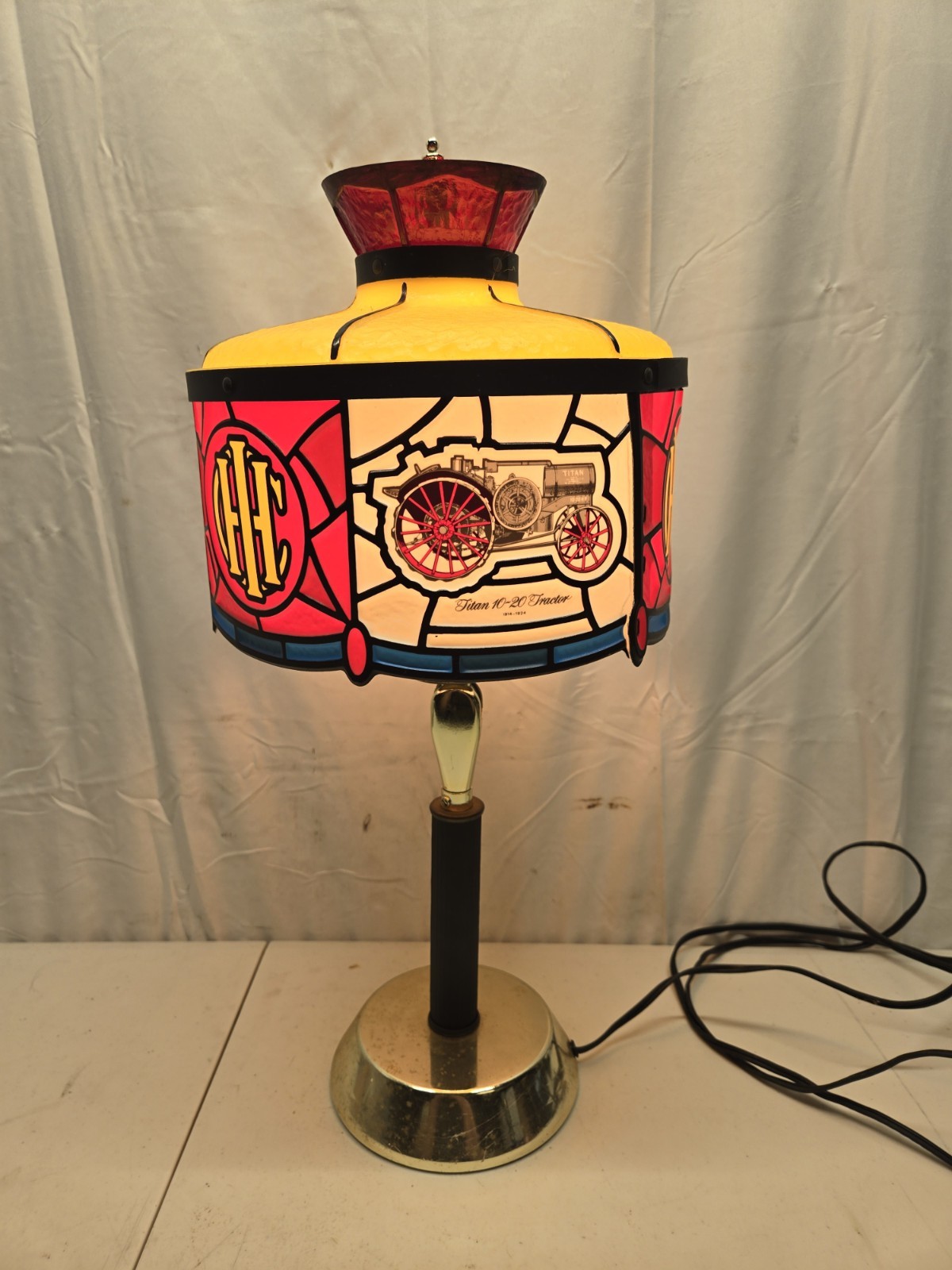 Vintage 1970's International Harvester Farmall Table Lamp