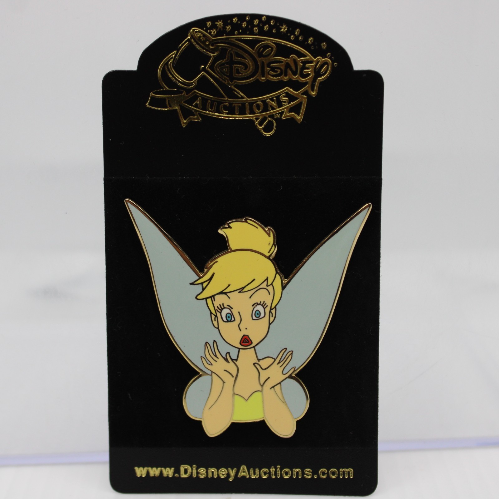B4 Disney Auctions LE Pin Peter Pan Tinker Bell Expressions Surprised