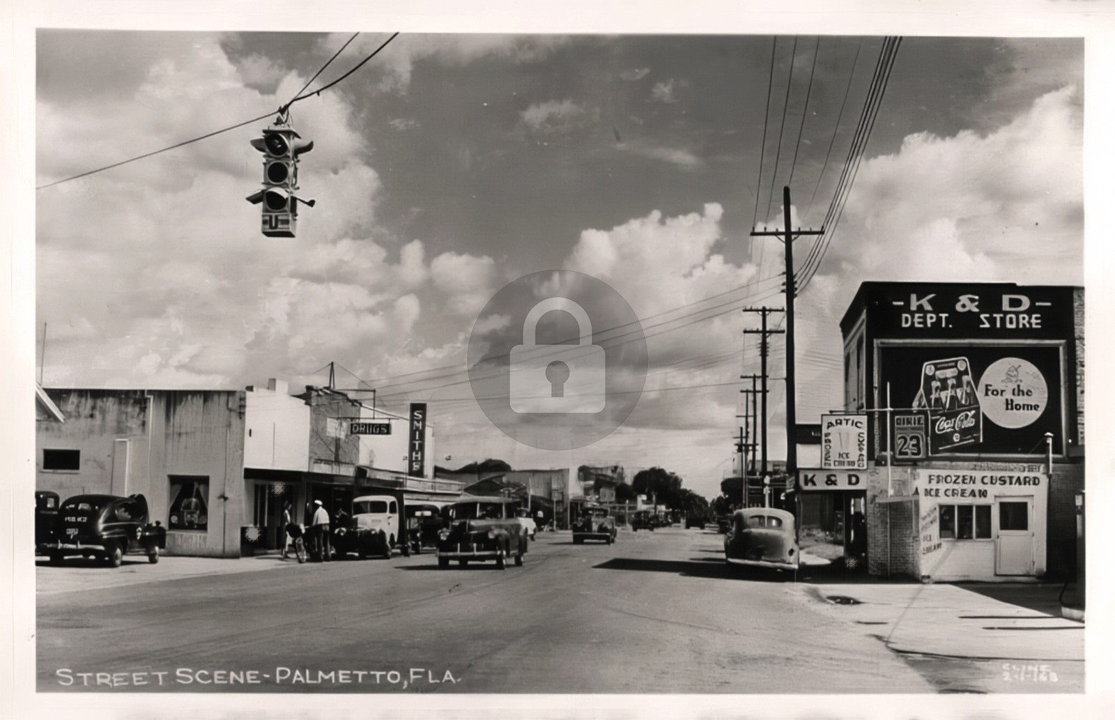 Street Scene Palmetto FL Cline Occupational RPPC Photo Postcard COPY Street Scene Palmetto FL Cline Occupational RPPC Photo Postcard COPY