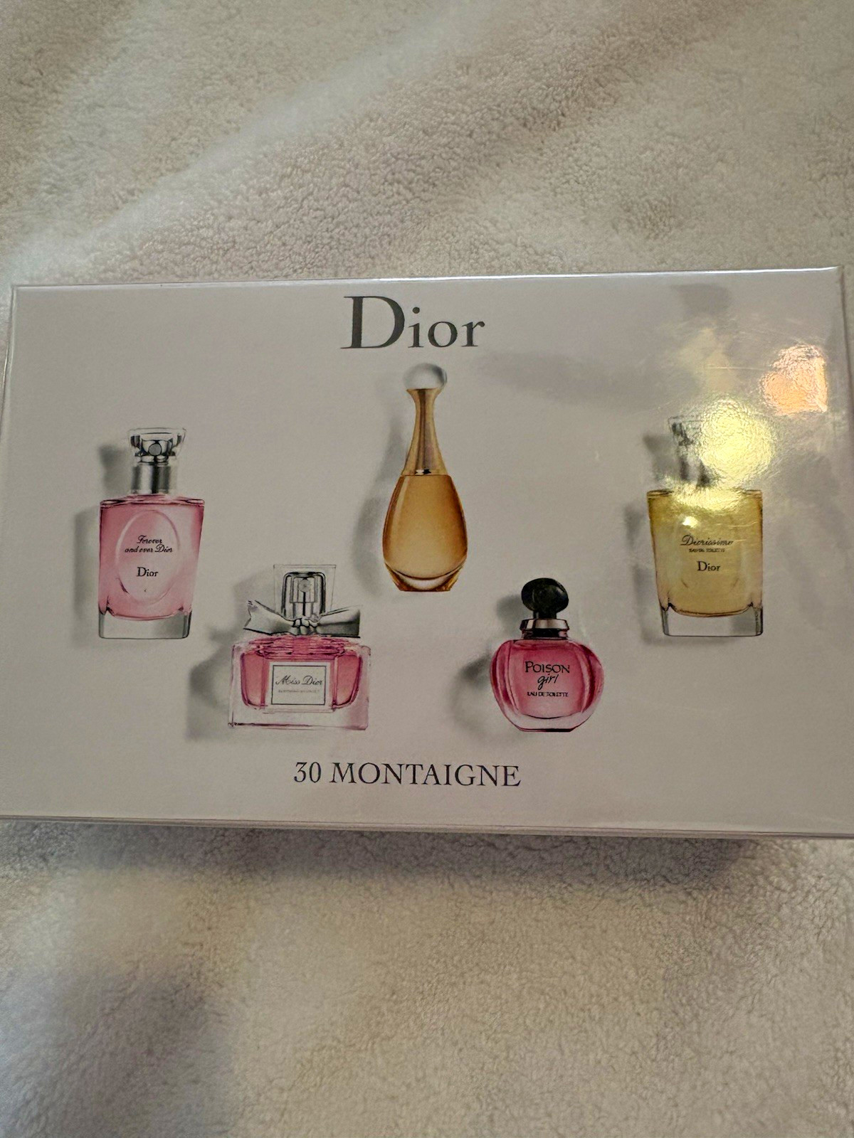 Dior 30 Montaigne 5pc Mini Perfume Gift Set J’adore Miss Dior Poison Girl NEW Dior 30 Montaigne 5pc Mini Perfume Gift Set J’adore Miss Dior Poison Girl NEW