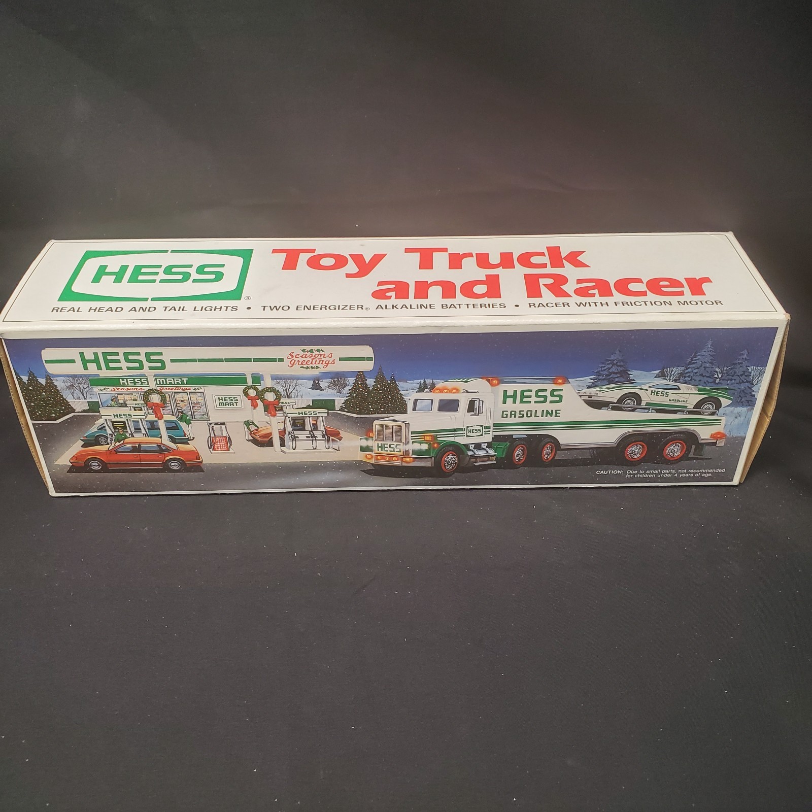 Vintage 1991 Hess Toy Truck and Racer New In Box NIB 18 Wheeler Hauler Gas Oil Vintage 1991 Hess Toy Truck and Racer New In Box NIB 18 Wheeler Hauler Gas Oil