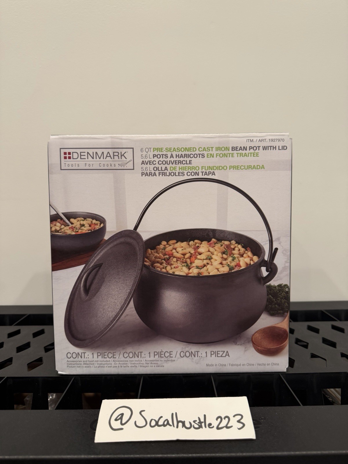 Denmark 6 Qt Cast Iron Cauldron Bean Pot Costco 2026 Halloween Viral NEW