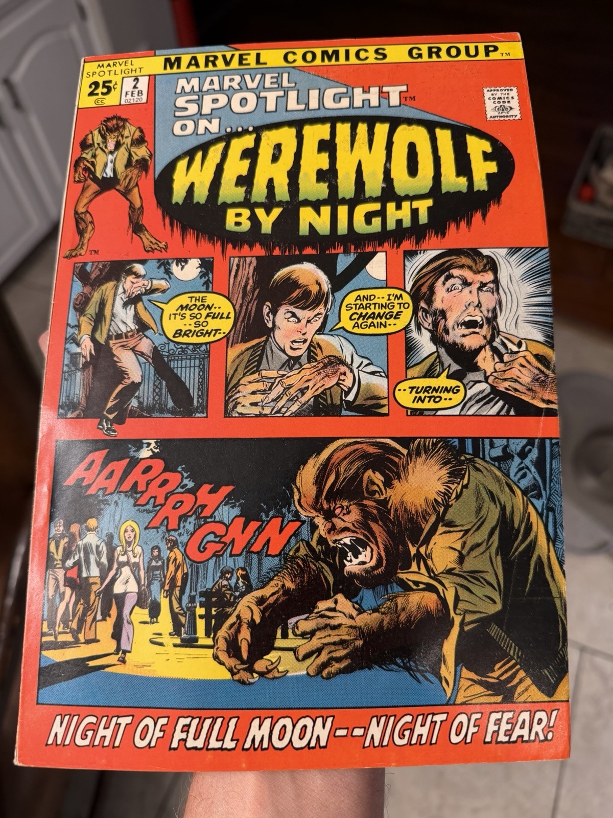 Marvel Spotlight #2 1972 - 1st Appearance Werewolf By Night - Key Bronze Age