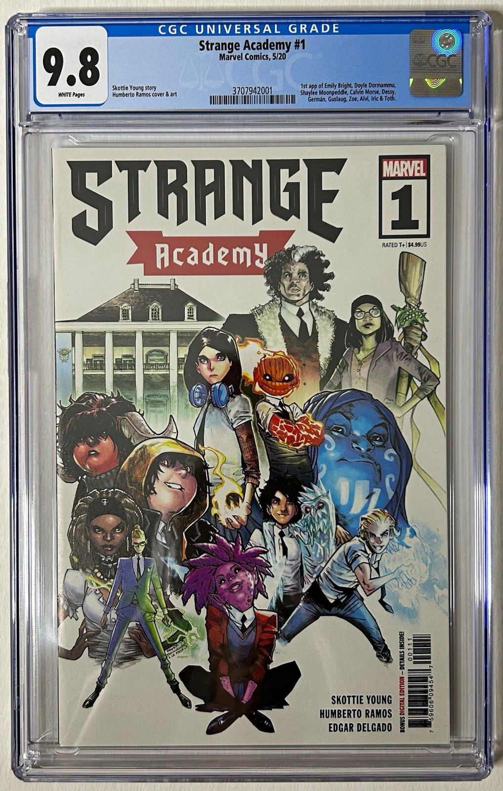 Marvel Comics Strange Academy #1 (2020) CGC 9.8 First Printing