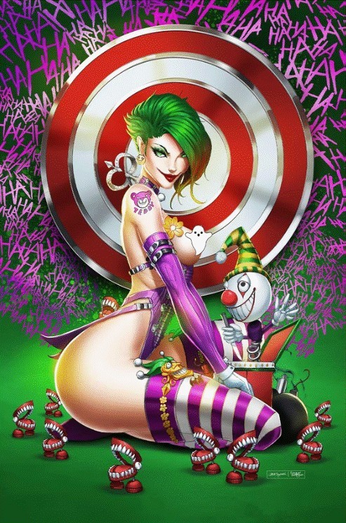 Merc Halloween Special #1 Jamie Tyndall HA HA Cover (B) Merc Magazine 2023