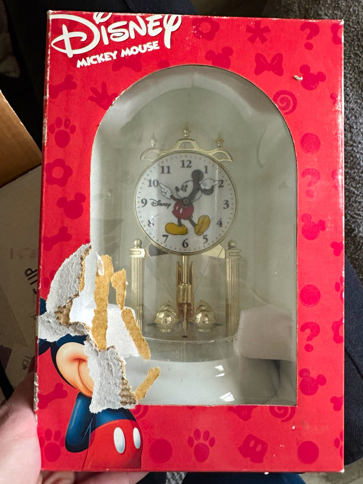 Disney Mickey Mouse Anniversary Clock - Disney Franchise Collectible in Box