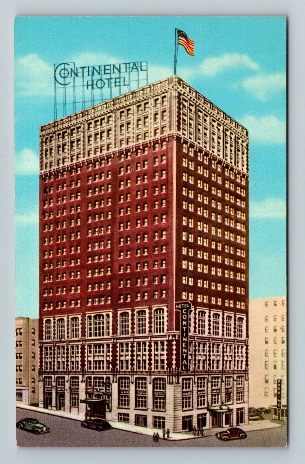 Kansas City MO-Missouri, Hotel Continental, c1964 Vintage Postcard
