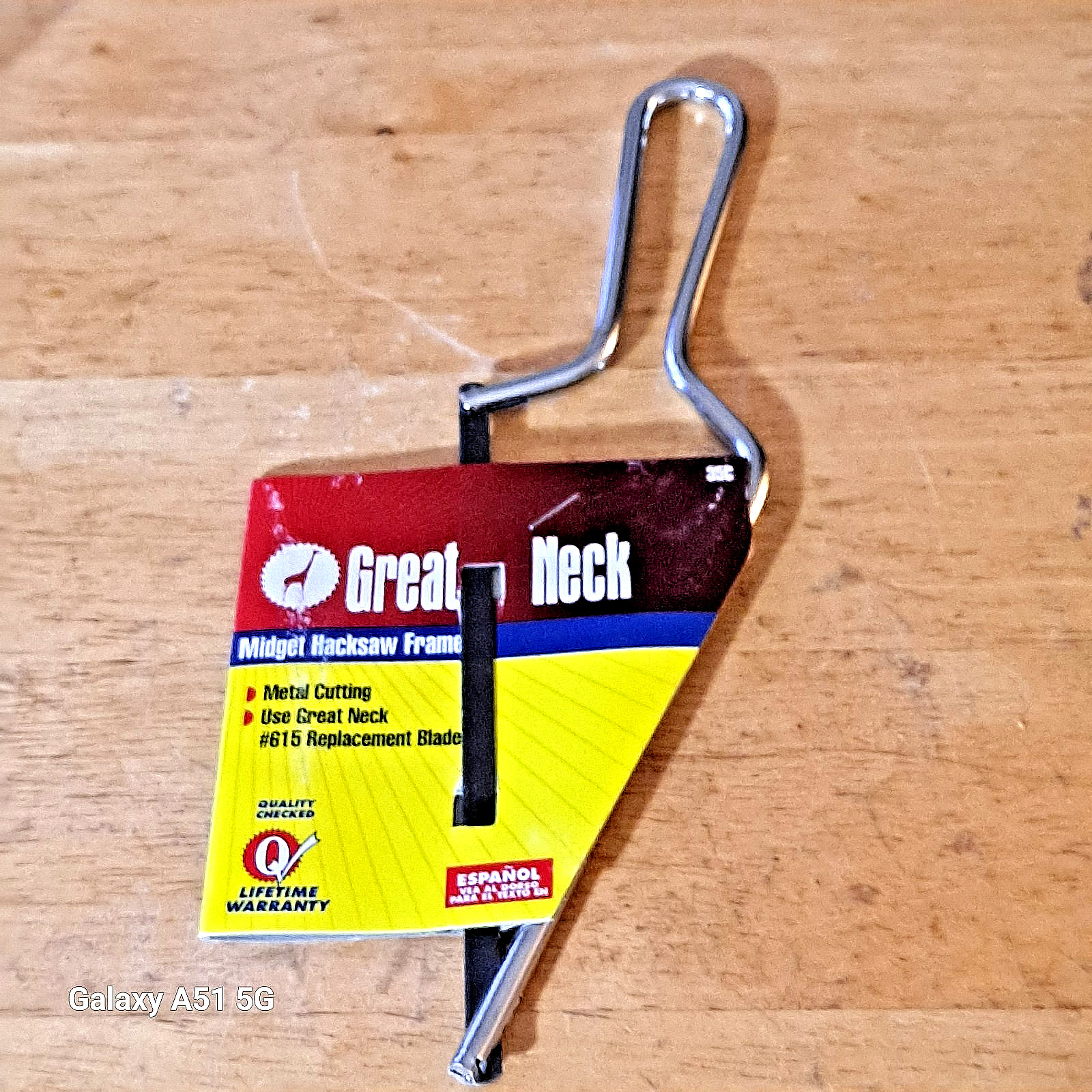 Great Neck Tools No. 35S Chrome Metal Mini Hack Saw USA NEW NOS 