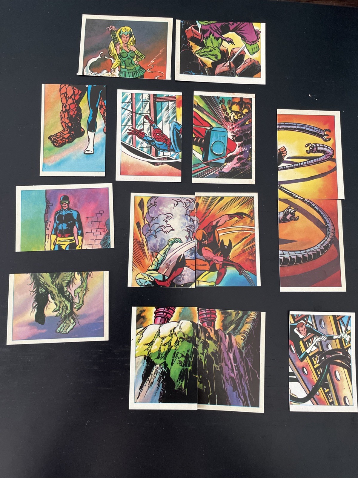 Vintage 1984 Marvel Super Heroes Secret Wars Stickers Lot - 14 Unused Vintage 1984 Marvel Super Heroes Secret Wars Stickers Lot - 14 Unused