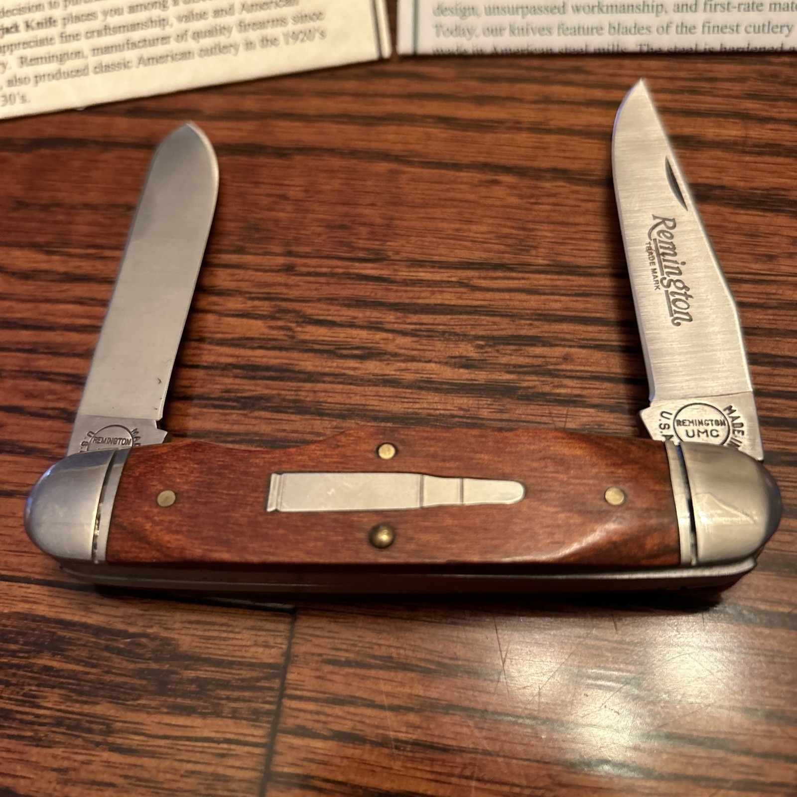 1997 Remington R-4468 The Lumberjack Bullet Knife