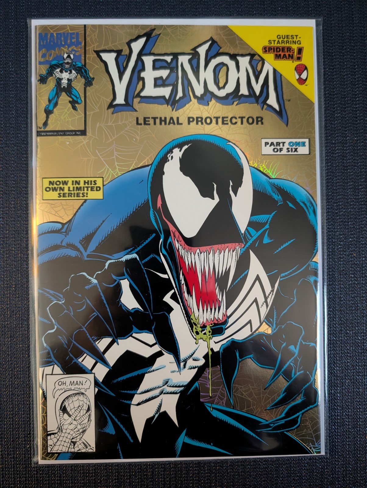 Venom: Lethal Protector #1 Gold Foil Edition (Marvel Comics Feb 1993) Raw - Exc
