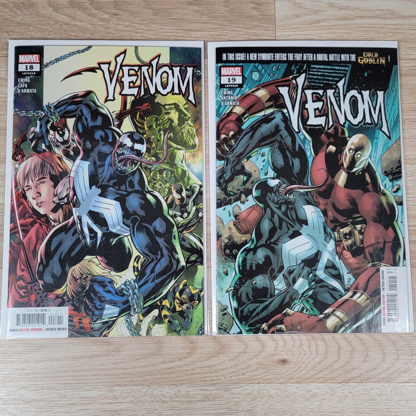 Venom #18-19 LGY 218-219 1st Print Cover A Marvel Comics 2023 Variants Lot of 2