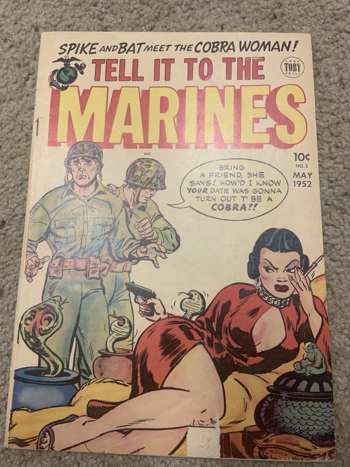 TELL It To The MARINES #2 1st Madam Cobra Ilya GGA Super Rare White Cover war TELL It To The MARINES #2 1st Madam Cobra Ilya GGA Super Rare White Cover war