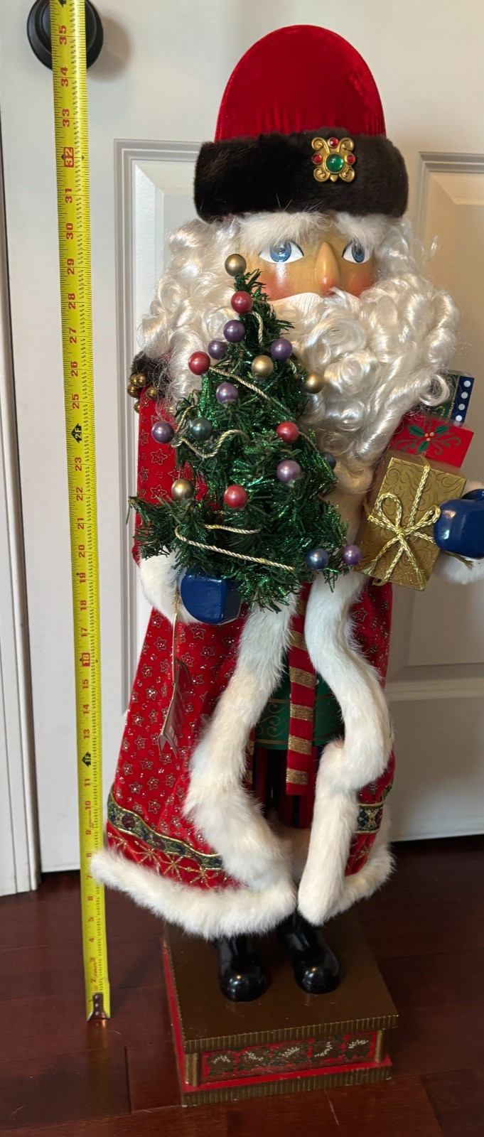 Christopher Radko 3 foot Grande Old St Nick Musical Nutcracker 387/600 ***READ