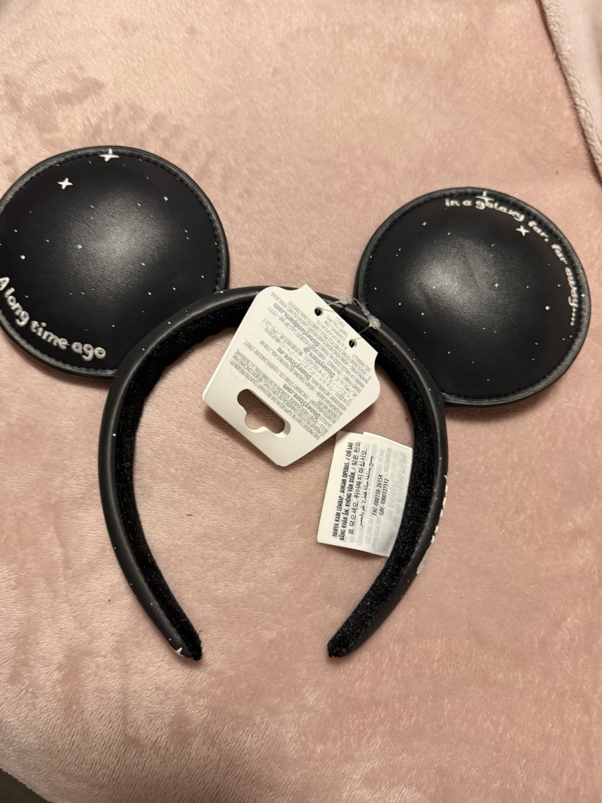 2026 Disney Parks Star Wars A Long Time Ago Galaxy Far Away Minnie Ear Headband 2026 Disney Parks Star Wars A Long Time Ago Galaxy Far Away Minnie Ear Headband