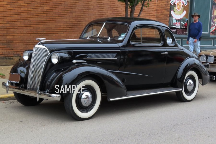 1937 CHEVROLET Master Business Coupe 4x6 Borderless PHOTO 