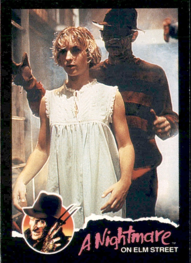 1991 Impel A Nightmare on Elm Street - Freddy Krueger & Tina Gray Card #2 PR
