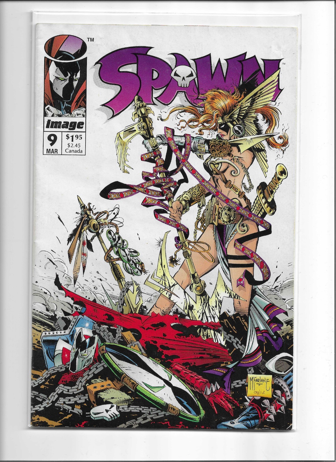Spawn #9 1993 1st Angela Medieval Spawn Cogliostro Todd McFarlane Image Comics