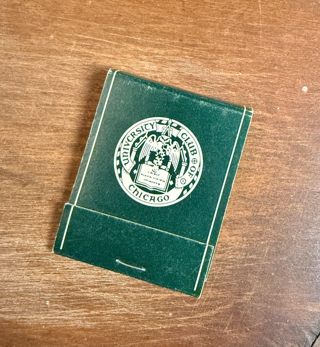 Vintage University Club of Chicago Full Unstruck Matchbook Universal Match IL