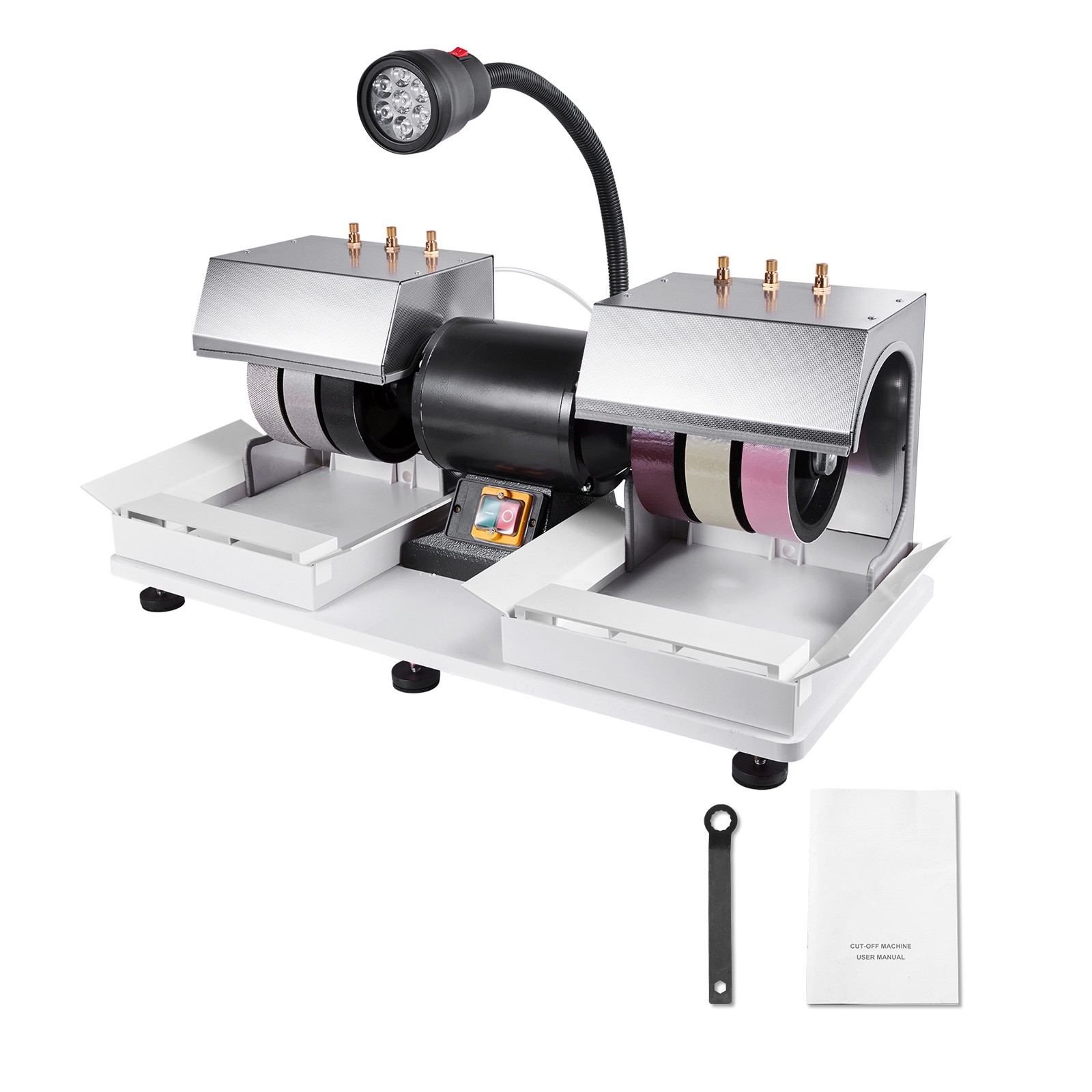 6in Cabbing Machine Lapidary Rock Grinder Polisher Gem Faceting Machine