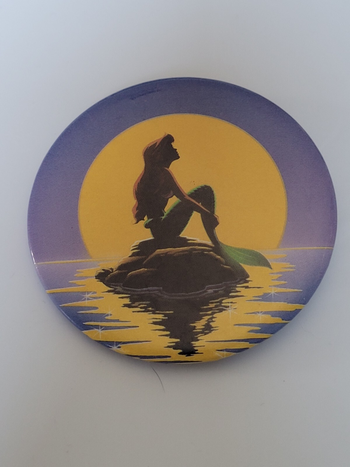 Vintage Little Mermaid Pinback Button - 1989