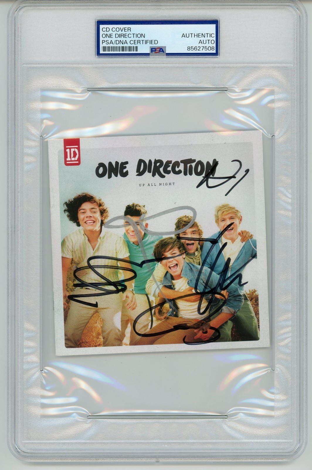 One Direction x5 ~ Signed Autographed Up All Night Album Harry Styles ~ PSA DNA