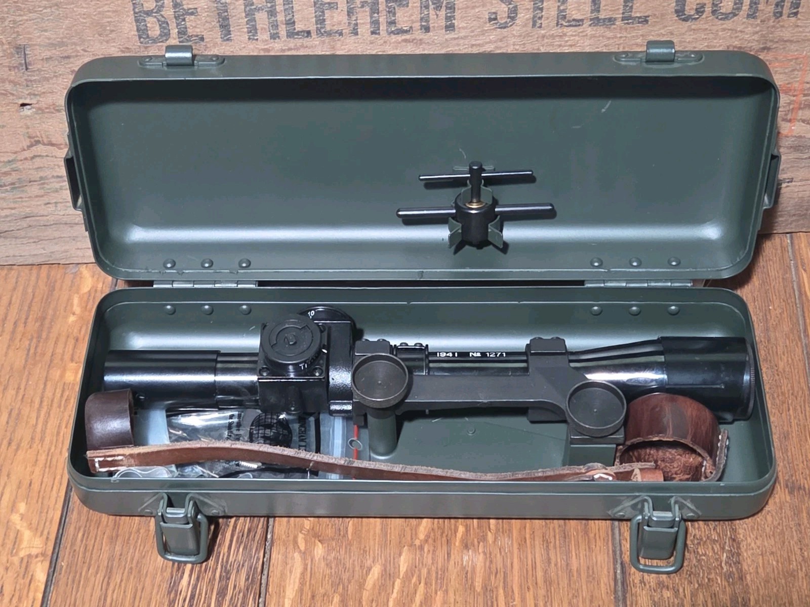 Enfield Mk I SCOPE+ MOUNT + BASE + TOOL + COVER No. 32 MK I Sniper No4 MK1T L42