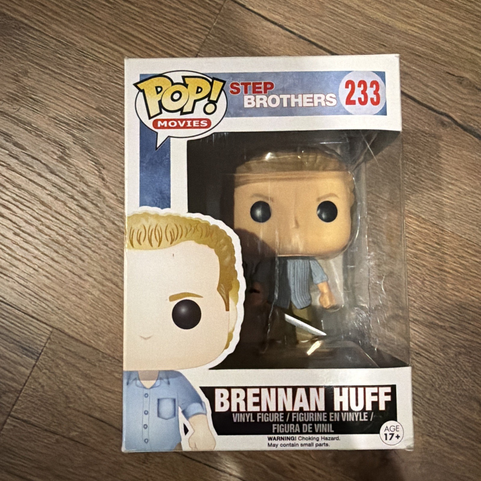 Funko POP Movies Step Brothers Brennan Huff 233 VAULTED W Protector. Box Damage